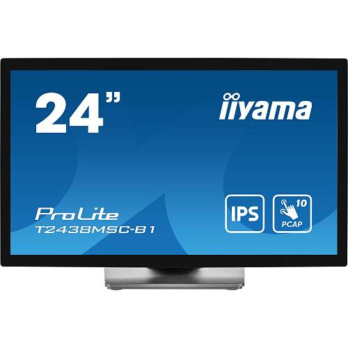 IIYAMA 60.5cm (23.8) T2438MSC-B1 16:9 M-Touch HDMI+DP+USB retail