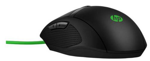 Hp Mouse Pavilion Gaming 300 USB, 5000 Dpi Optical Sencor, 8 Buttons, Total With 2 Thumb Buttons On Each Side, Making It Ideal Whether You’RE Left Or Right Handed, Black/green