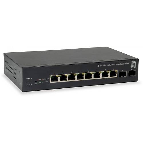 Switch 8x GE GEP-1051 2xGSFP 70W 8xPoE