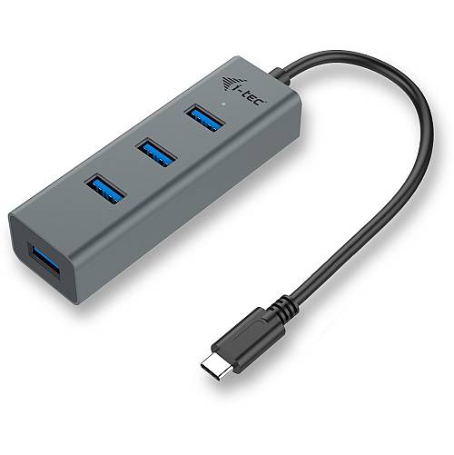 D I-TEC USB-C METAL 4-PORT HUB