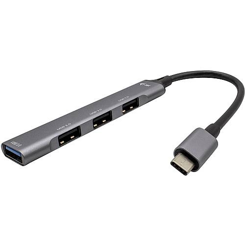 D I-TEC USB-C METAL HUB 1X USB 3.0 + 3X