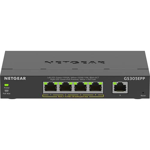 NETGEAR Switch 5x GE GS305EPP-100PES