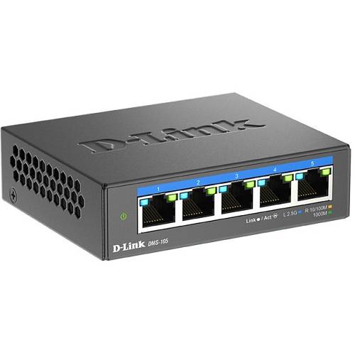 D-Link DMS-105 5-Port Multi-Gigabit Unmanaged Switch