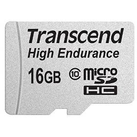 CARD _Transcend Hochbelastbare - Flash-Speicherkarte (microHC/SD-Adapter inbegriffen) - 16 GB