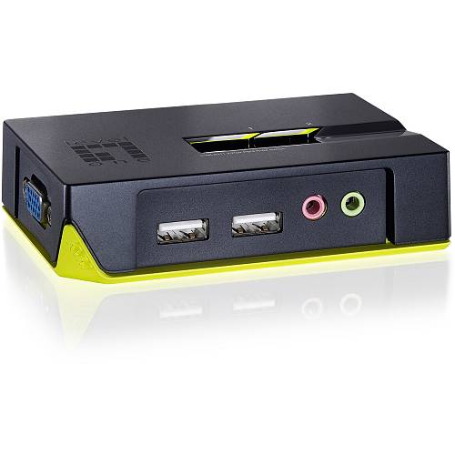 KVM Switch USB 2x Level One Audio