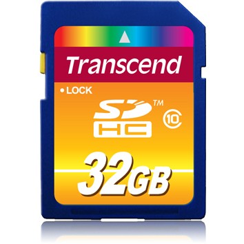CARD 32GB TRANSCEND SDHC