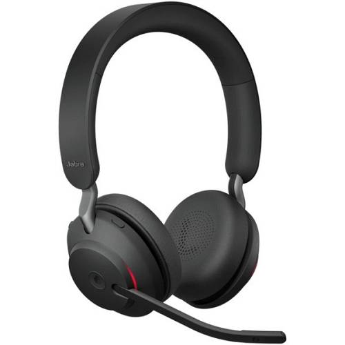 Jabra Evolve2 65 Stereo UC + Ladestation. USB-C. kabellos. black