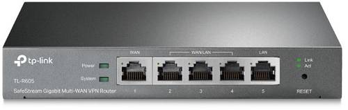 Tp-link Router Safestream Gigabit Multi-wan Vpn, Port: 1× Gigabit Wan Port + 3× Gigabit Wan/lan Ports + 1× Gigabit Lan Port, Feature: Integration With Omada Sdn Controller, Support 20 Ipsec Vpn Tunnels, 16 Pptp/l2tp Vpn Tunnels