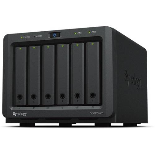 6-Bay Synology DS620SLIM - CPU Celeron J3355 - nur 2.5 Laufwerke