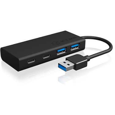 ICY BOX IB-HUB1426-U3 USB 3.0 HUB 4-Port 2xUSB-C| 2xUSB 3.0