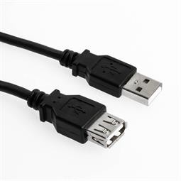 Kabel USB 2.0 Verlängerung 3.0m black