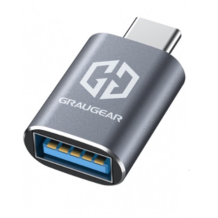 GRAUGEAR USB 3.2 Gen2 Adapter Type-A zu Type-C Stecker 2 Stk