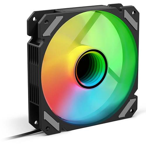 120mm Sharkoon SHARK Mirror RGB PWM Black