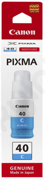 Canon Ink Gi-40 Cyan Ink Bottle For G7040 G6040 G5040
