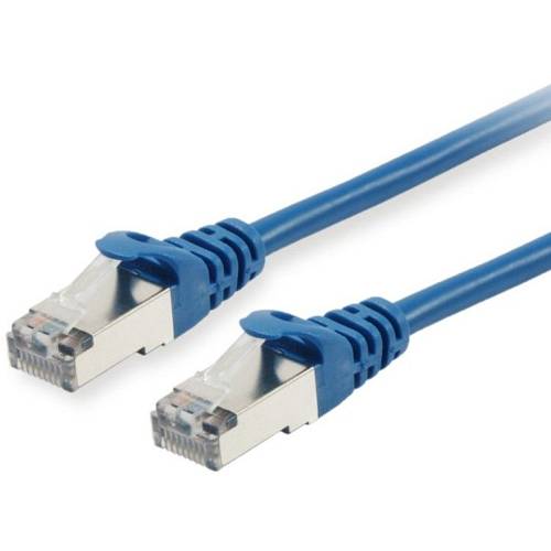Equip Patchkabel Cat6 S/FTP 2xRJ45 1.00m blue LSZH Polybeutel