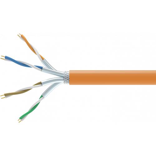Equip Instal.Kab Cat7 S/FTP 305.00m orange Sim. LSZH