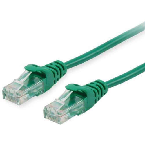 Equip Patchkabel Cat6 U/UTP 2xRJ45 10.00m green Polybeutel