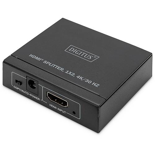 DIGITUS HDMI Splitter 1x2 4K/30Hz black