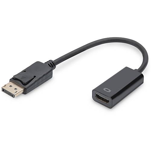 DIGITUS DisplayPortKabel DPort -> HDMI-A St/Bu 0.15m 1.1a