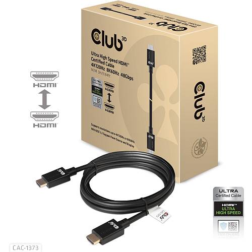 Club3D HDMI-Kabel A -> A 2.1 Ultra High Speed 10K HDR 3m retail