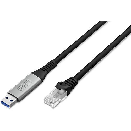 DIGITUS USB 3.2.RJ45 Ethernet Kabel 1Gbit/s 10 m