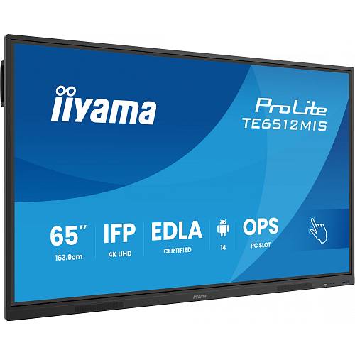 IIYAMA DS TE6512MIS 163.9cm VA TOUCH 65/3840x2160/VGA/2xHDMI/2xUSB-C