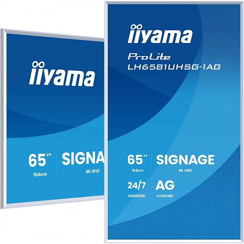 IIYAMA DS LH6581UHSG 163.9cm VA 24/7 65/3840x2160/2xHDMI/2xUSB/USB-C
