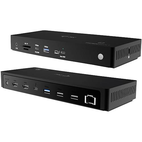 I-TEC Thunderbolt4 3xDisplay DS 2xHDMI 1xTB3 1x2.5GLAN 1xUSB-C Gen2 2xUSB-A Gen2 2xUSB
