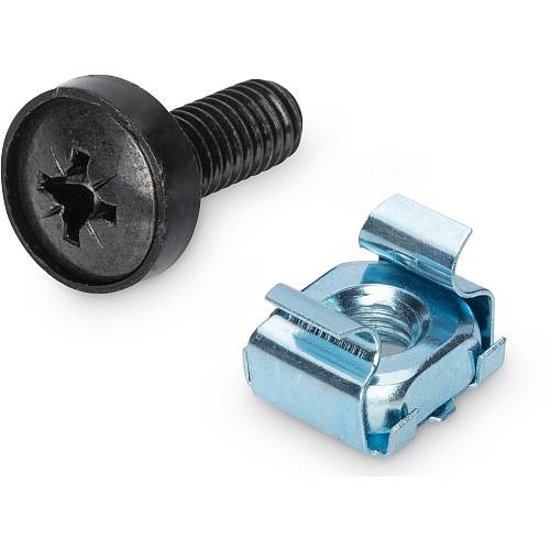 DIGITUS Montage Set 10/19 Komponenten M6 50 Stück black