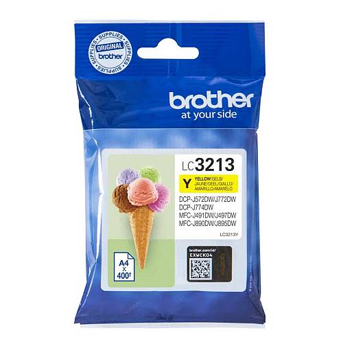 LC3213Y BROTHER YELLOW INK 400P (MFC-J890-895/DCPJ-774)