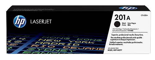 HP 201A , Black , original , LaserJet , toner cartridge (CF400A) , for Color LaserJet Pro M252dn, M252dw, M252n, MFP M274n, MFP M277c6, MFP M277dw, MFP M277n