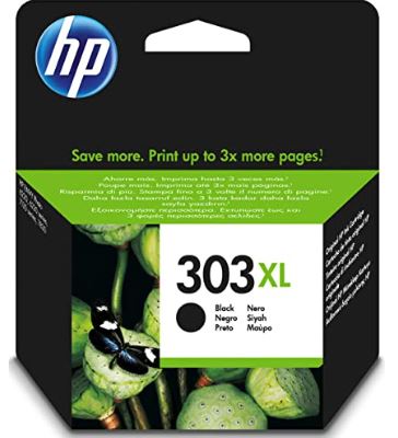 HP 303XL , 12 ml , High Yield , black , original , ink cartridge , for Envy Photo 62XX, Photo 71XX, Photo 78XX , Tango