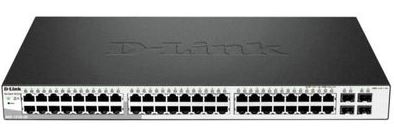 Dlink Switch 48PORT Gigabit Lan Ports, 4x Sfp Ports, Layer 2 + Static Routing, Switching Capacity 104 Gbps, Web Smart, 2 Smart Fans, Green Dlink Technology 3