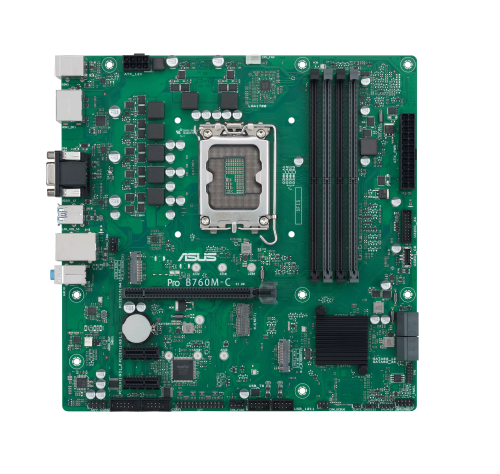 ASUS Motherboard LGA1700 mATX DDR5 PRO B760M-C-CSM