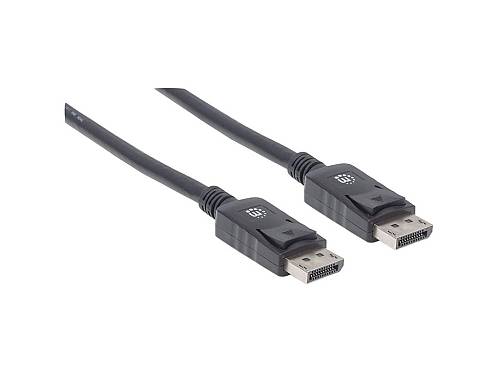 DisplayPort Monitor Cable, M/M, 2 m, Black