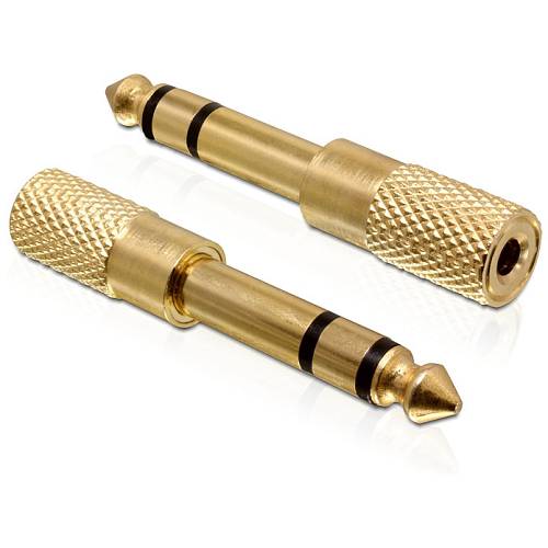 Klinke Adapter Delock 3.5mm -> 6.3mm Bu