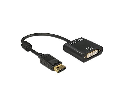 Adapter Displayport 1.2 male > DVI female 4K Passive black