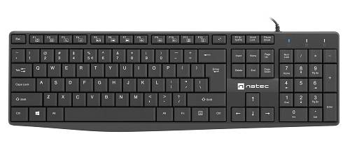 Natec NAUTILUS Wired Keyboard Black