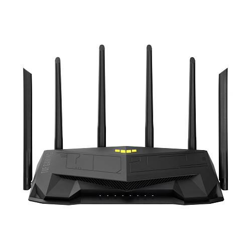 ASUS WLAN Router AX6000 Wi-Fi 6 Dual Band 2.5GbE AI Protection RGB USB Gaming TUF-AX6000