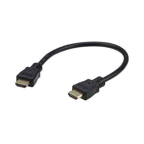 ATEN 2L-7DA3H Highspeed HDMI Kabel schwarz 0.3m