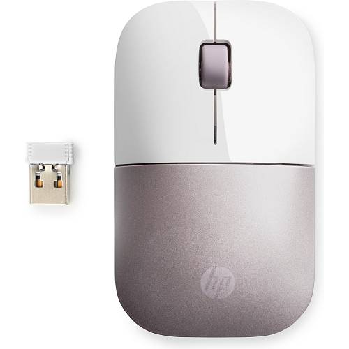 HP Z3700 , Mouse , wireless , 2.4 GHz , USB wireless receiver , pink , for Pavilion 24, 27, 590, 595, TP01