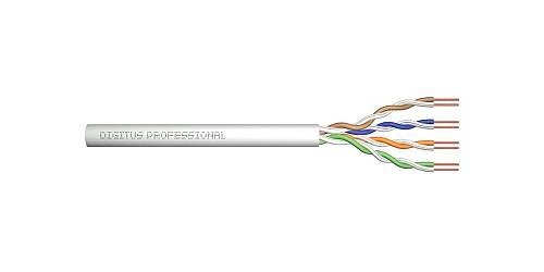 DIGITUS Professional Installation Cable - Bulk cable - 305 m - UTP - CAT 5e - IEEE 802.5/IEEE 802.3 - riser - grey