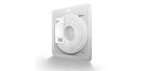 CAT6a U/FTP Flat Patch cable, white, 10m