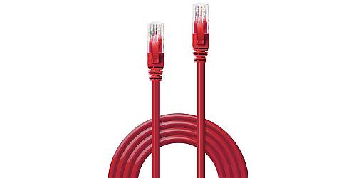 LINDY Patchkabel Cat6 U/UTP rot 0.30m