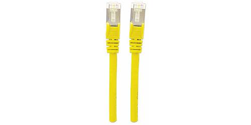 S/FTP 26 AWG, CAT7 Raw Cable, CAT6a Modular plugs, 5 m, Yellow