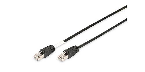DIGITUS Patchkabel Cat6  S/FTP 2xRJ45  2.0m schwarz Outdoor
