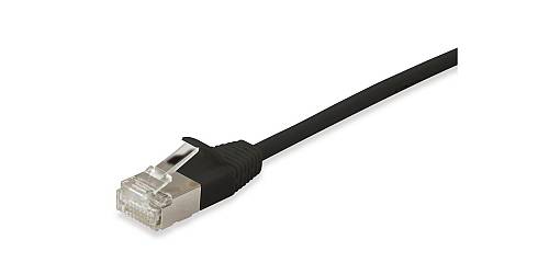 Equip Patchkabel Cat6A SlimFlex F/FTP 3.00m schw.LSZH 2xRJ45 Polybeutel