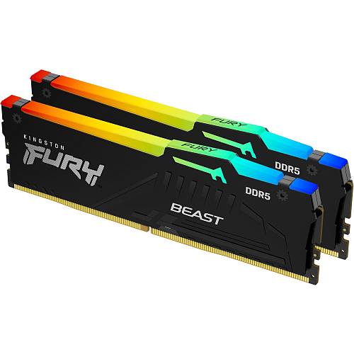 KINGSTON 16GB 5600MHz DDR5 CL40 DIMM Kit of 2 FURY Beast RGB