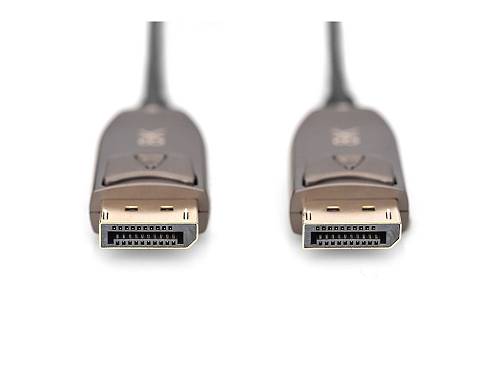 DIGITUS DisplayPort AOC Hybrid Glasfaserkabel, UHD 8K, 10m