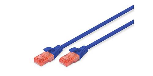 DIGITUS CAT 6 U/UTP Patchkabel - LSZH, 10m, blau